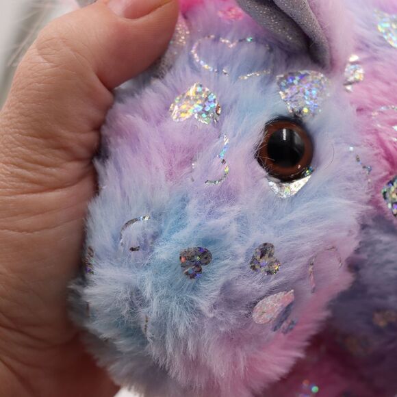 Toby Toys Unicorn Plush Bag Holo Hearts Chain Strap Plushcore Toycore Accessory - Picture 10 of 13